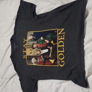 Stay Golden Graphic T-Shirt - Gray